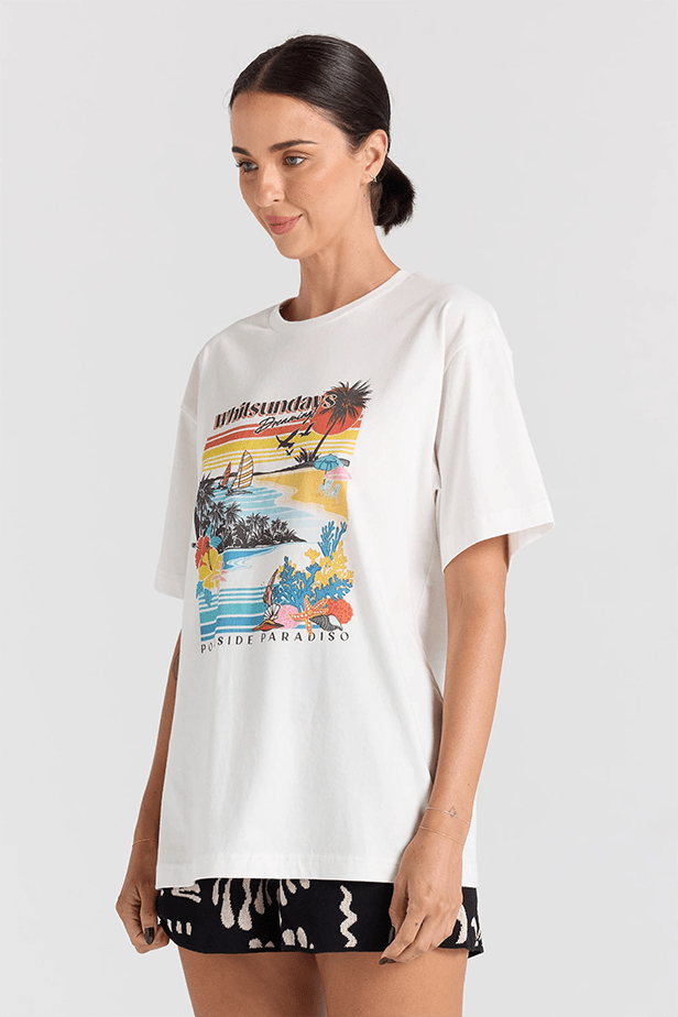 Whitsundays Tee - T-Shirts - Poolside Paradiso - Women's fashion at The Freedom State