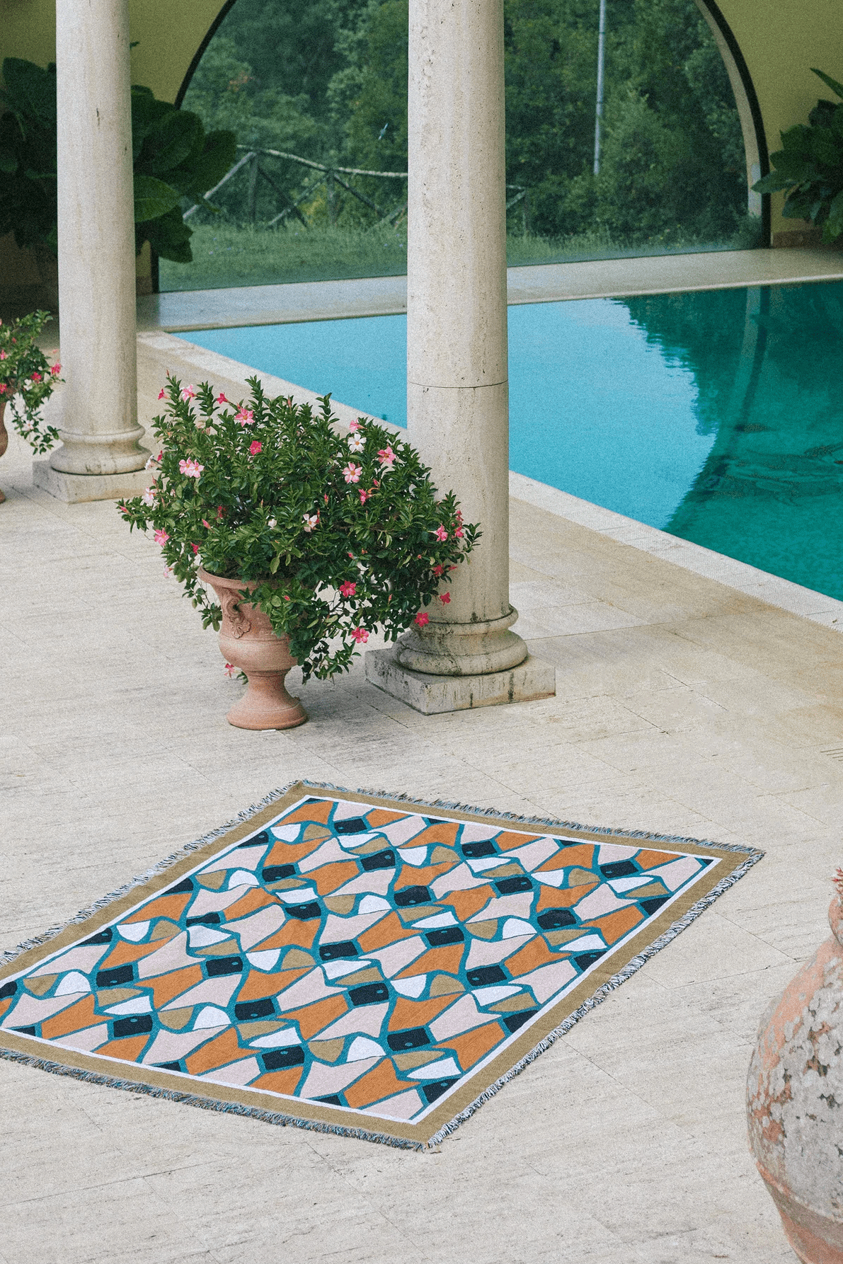 Woven Blanket - Herring - Rugs & Throws - Soleil Soleil - Women's fashion at The Freedom State