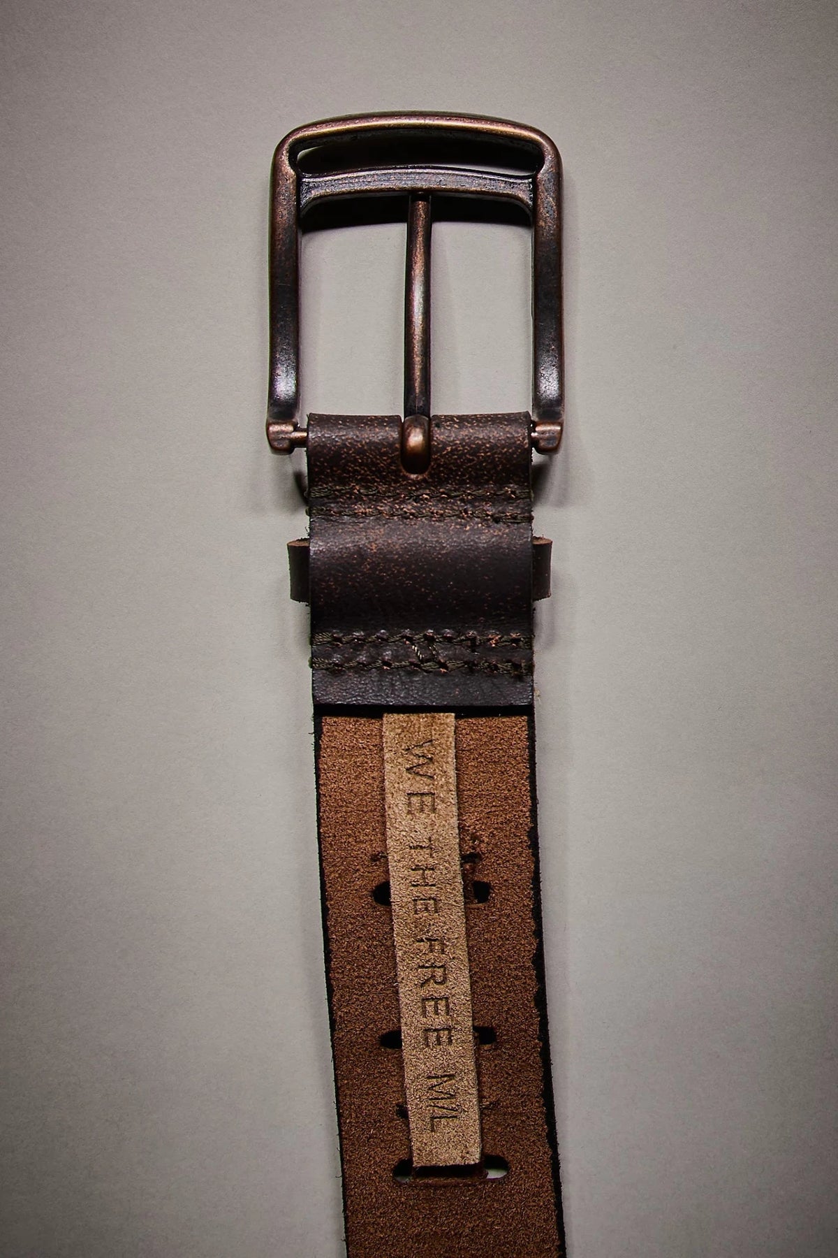 WTF Dallas Distressed Belt - Onyx - Belts - Free People - Women's fashion at The Freedom State