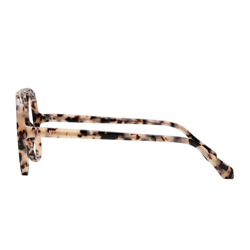 Valley Eyewear | Bang | Optics - Ivory Tort w. Rose Gold Metal Trim / Clear Lens