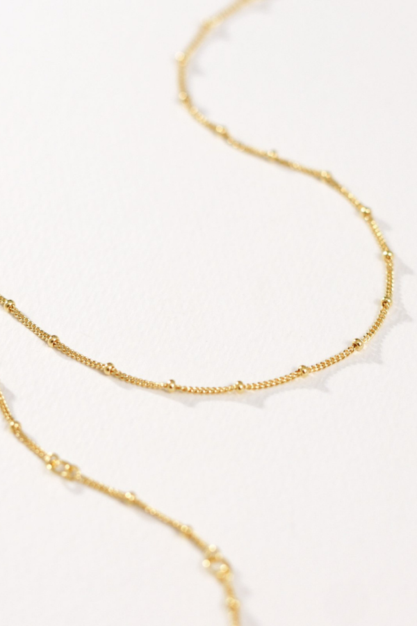 Fine Choker Chain - Gold