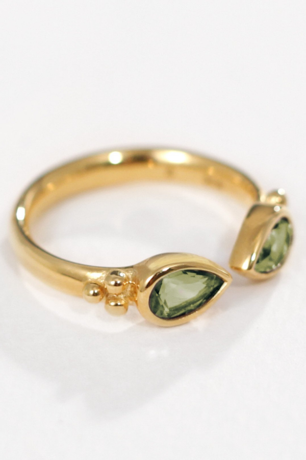 Sarra Ring Apatite - Gold