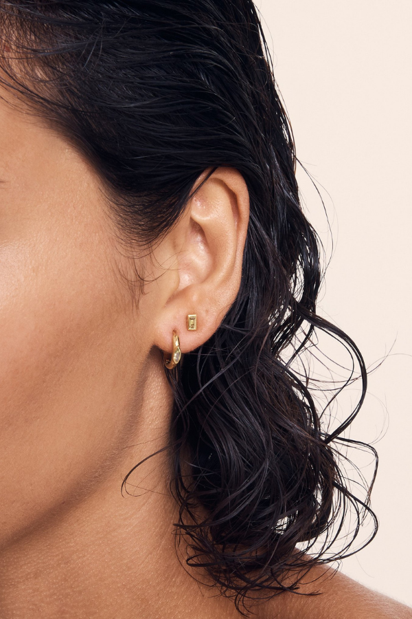 Chrysalis Earrings Peridot - Gold