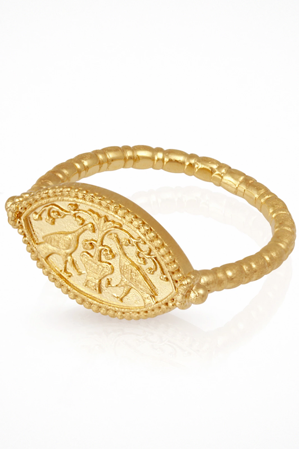 Temple Of The Sun | Gaia Ring - Gold