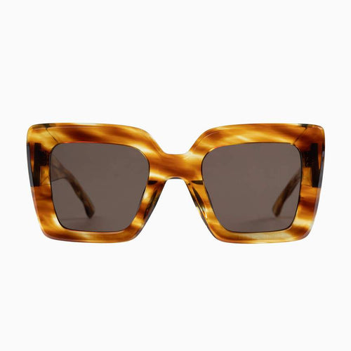 Valley Eyewear | Amour | Sunglasses - Butterscotch Tort / Brown Lens