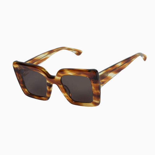 Valley Eyewear | Amour | Sunglasses - Butterscotch Tort / Brown Lens