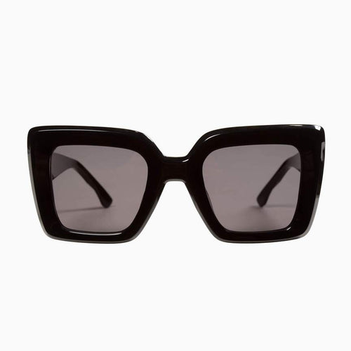 Valley Eyewear | Amour | Sunglasses - Gloss Black / Black Lens