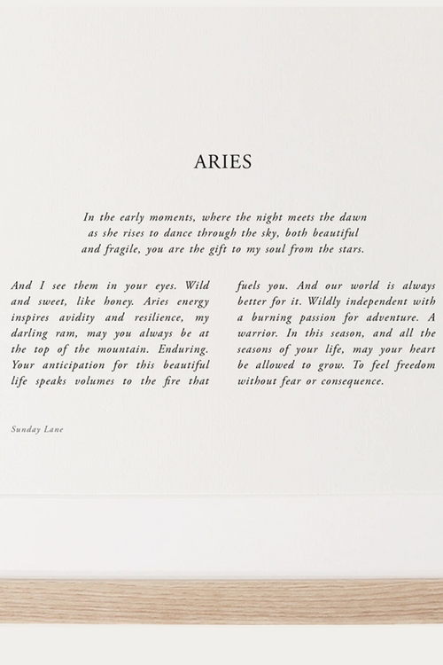 Sunday Lane | Aries 4