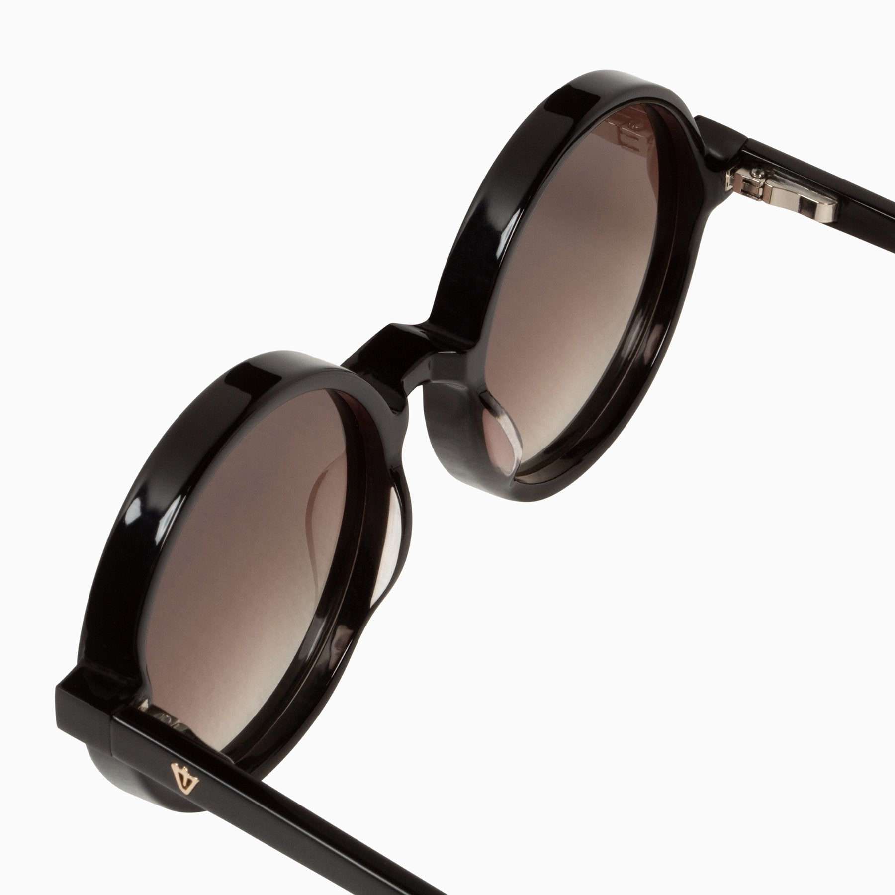 Valley Eyewear | Prospect | Sunglasses - Gloss Black / Brown Gradient Lens