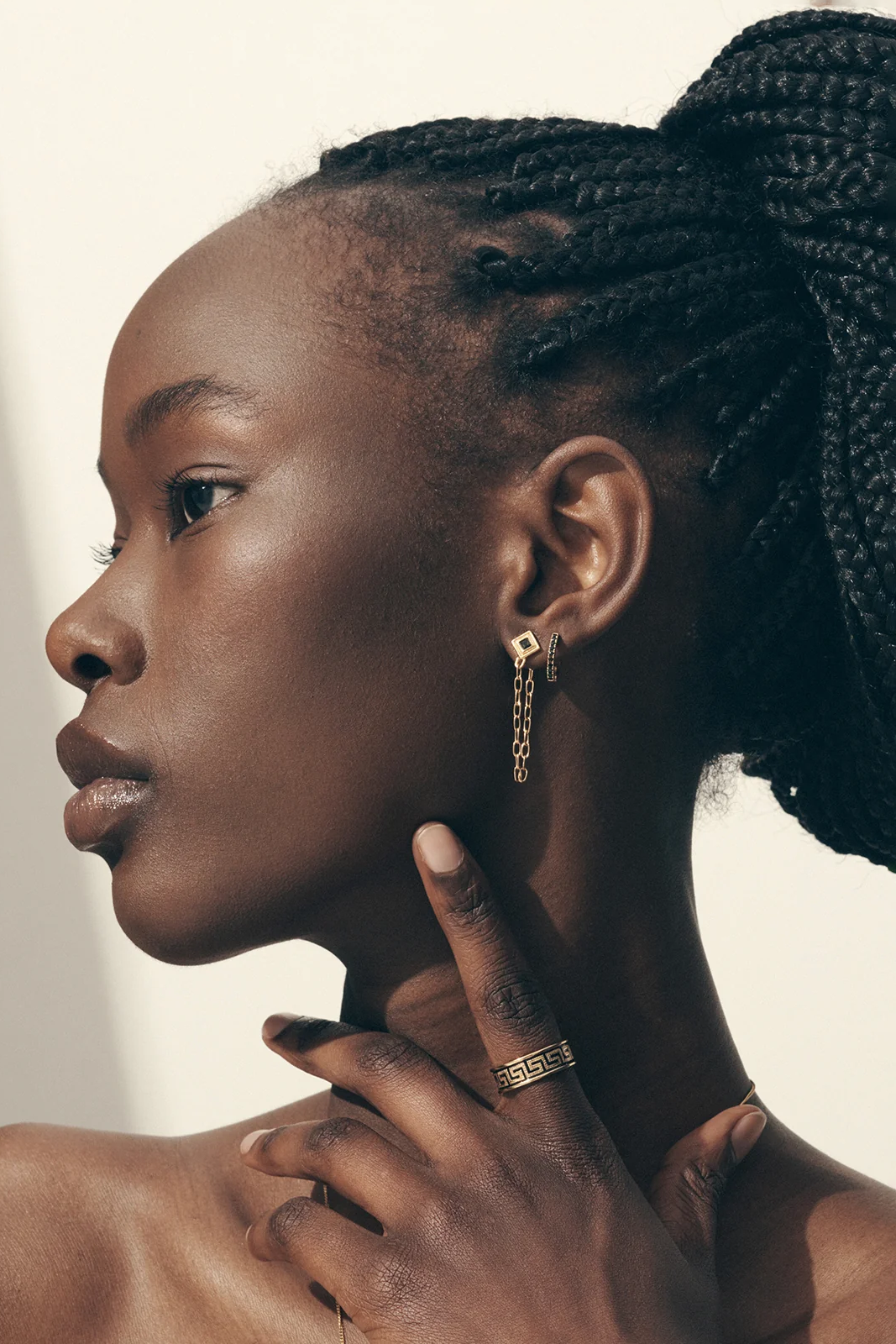 Temple Of The Sun | Meander Ring - Gold