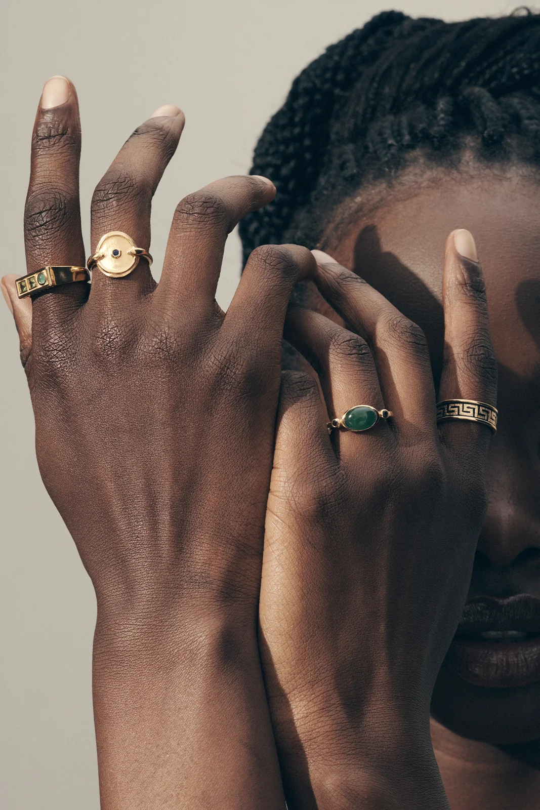 Temple Of The Sun | Meander Ring - Gold