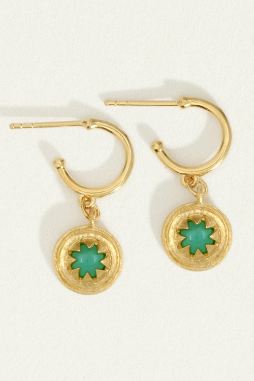 Temple Of The Sun | Cora Earrings - Gold