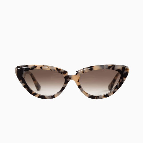 Valley Eyewear | Dayze | Sunglasses - Bone Tort w. Gold Metal Trim / Brown Gradient Lens