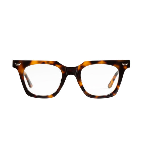 Valley Eyewear | Dylan Kain | Optics - Vintage Tort w. Gold Metal Trim / Clear Lens