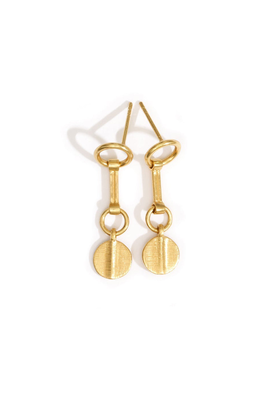 Temple Of The Sun | Elio Earrings - Gold