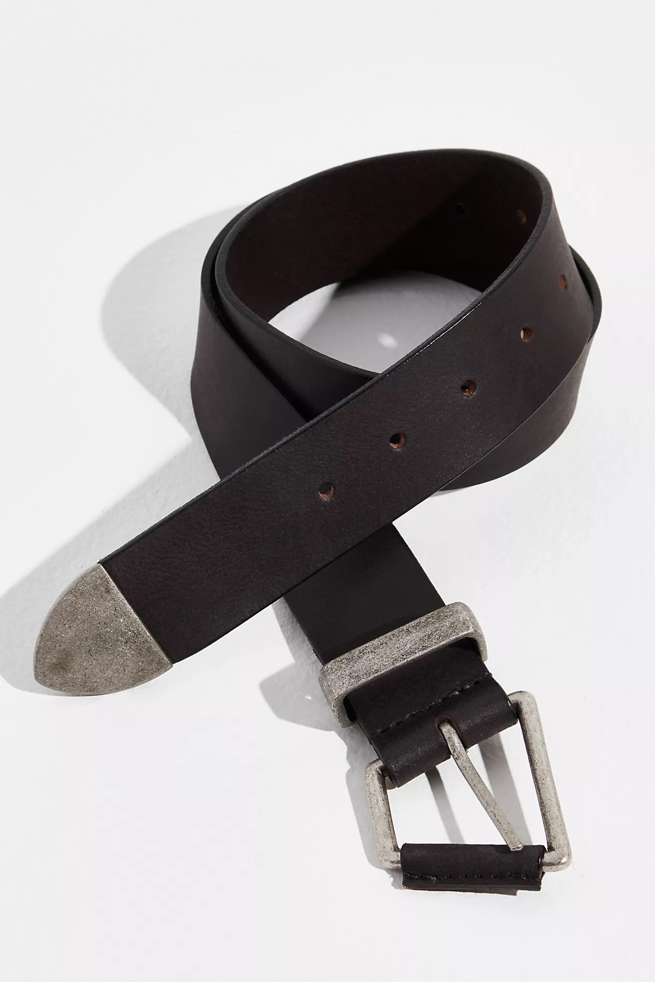 Getty Leather Belt - Black