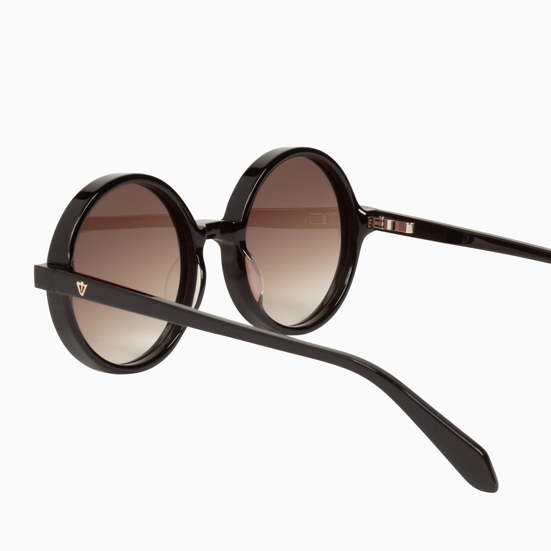 Valley Eyewear | Prospect | Sunglasses - Gloss Black / Brown Gradient Lens