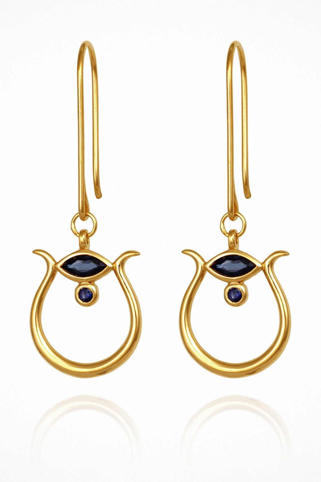 Hathor Earrings - Gold