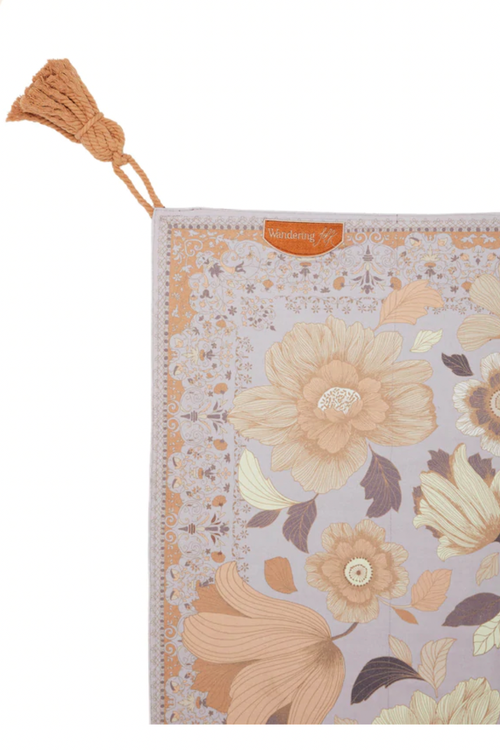Wandering Folk | Picnic Rug - Grande Fleur Lilac