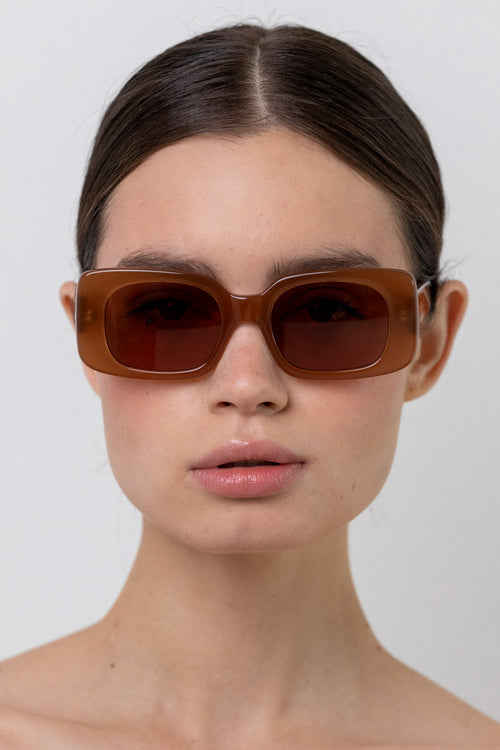 Lu Goldie | Coco Sunglasses - Cocoa