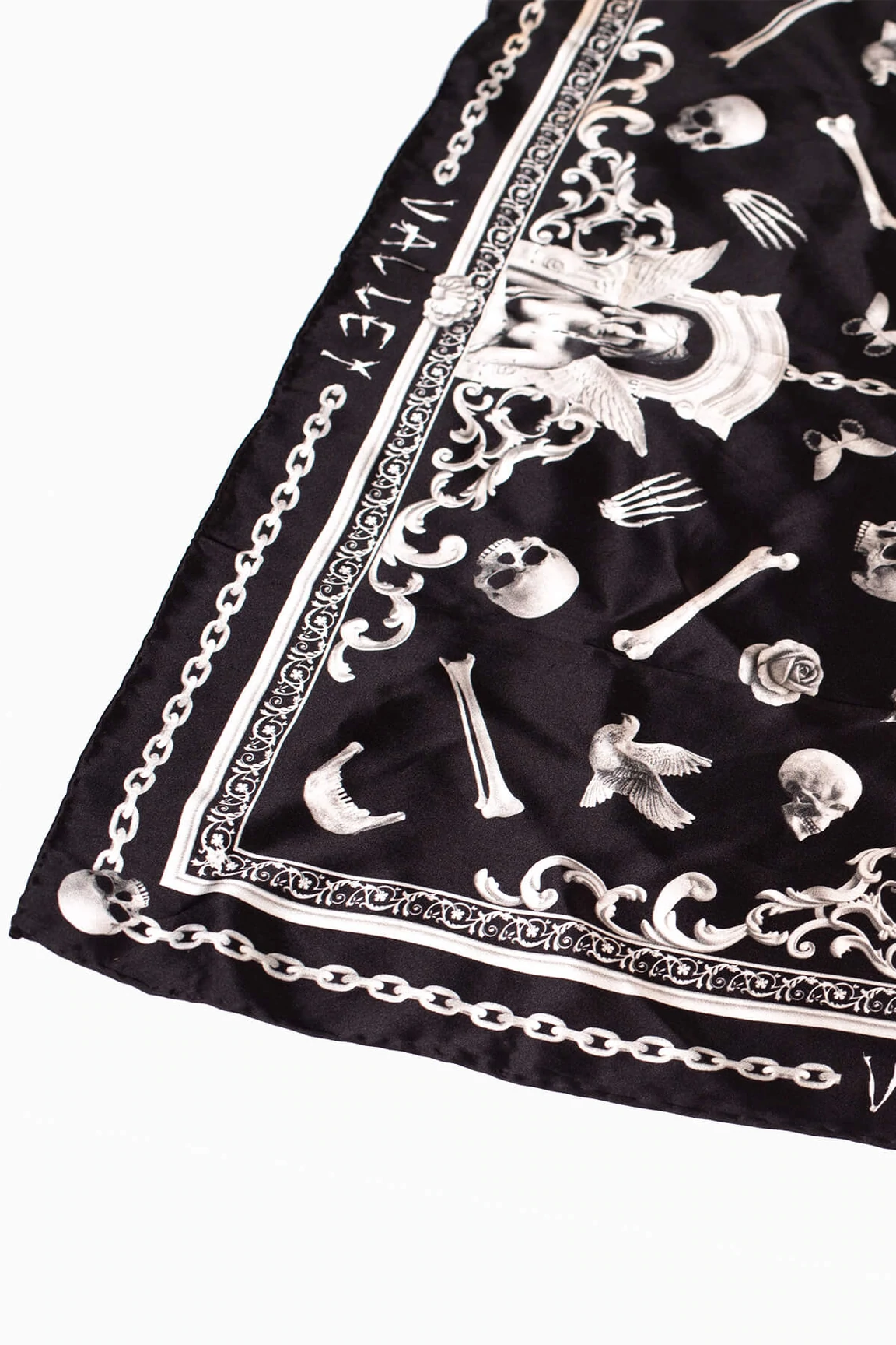 Mastedon | Silk Scarf - Black