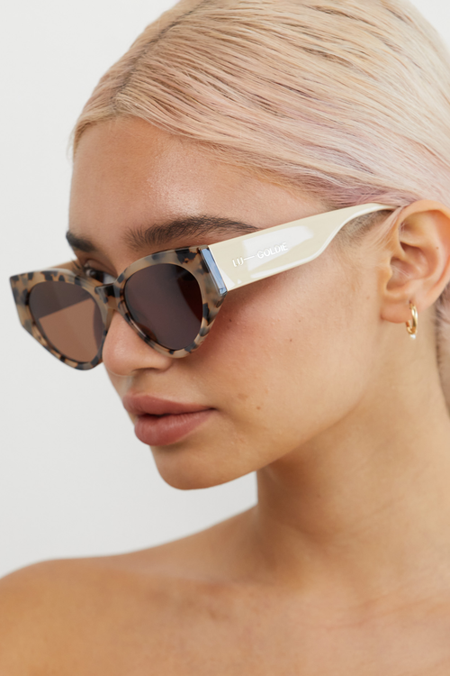 Lu Goldie | Milou Sunglasses - Choc Tort