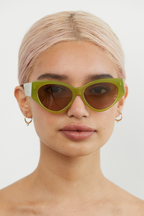 Lu Goldie | Milou Sunglasses - Leaf