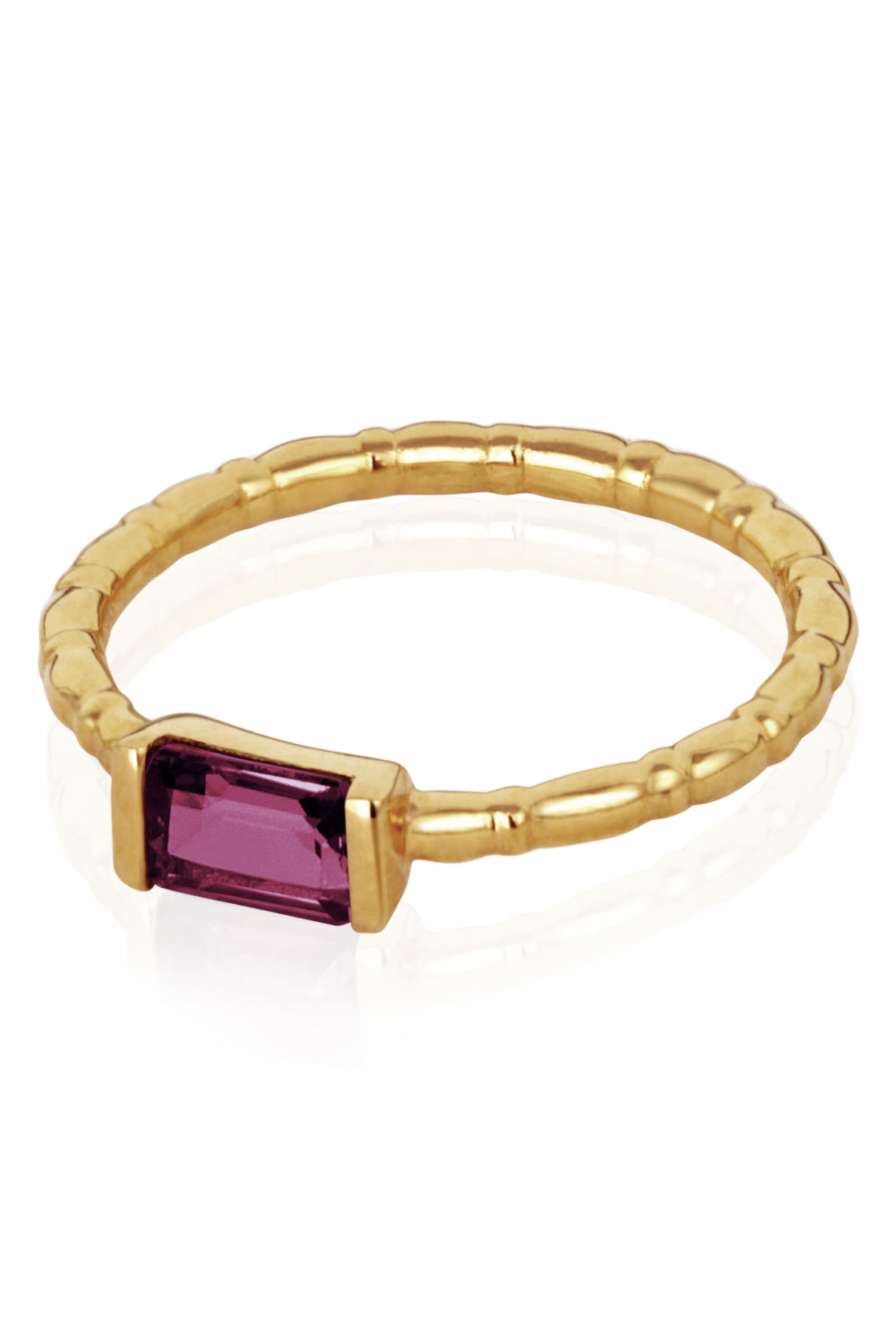 Temple Of The Sun | Pia Rhodolite Ring - Gold