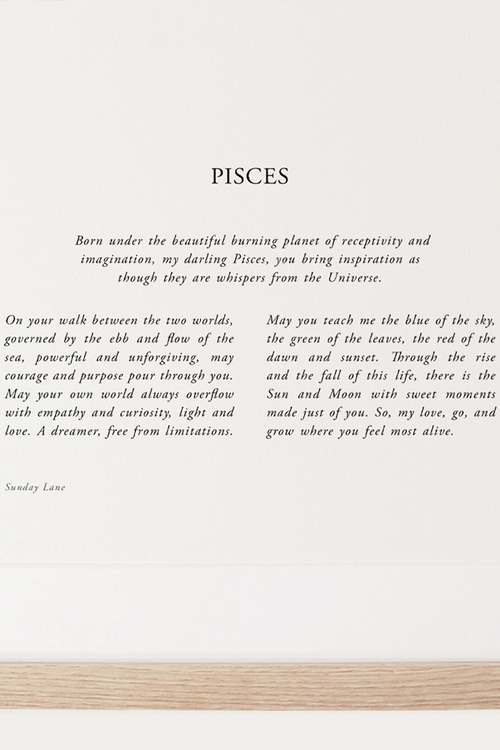 Sunday Lane | Pisces 4