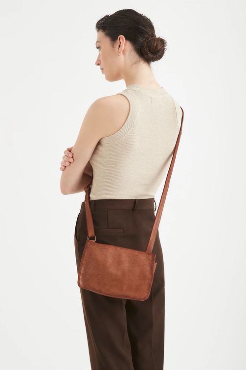 Juju & Co | Linea Crossbody Bag - Cognac