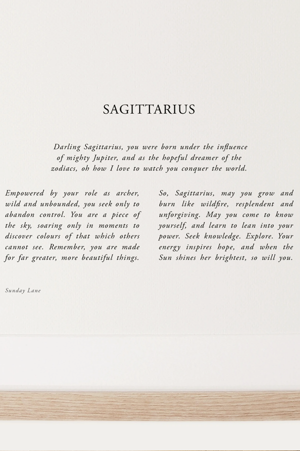 Sunday Lane | Sagittarius 4