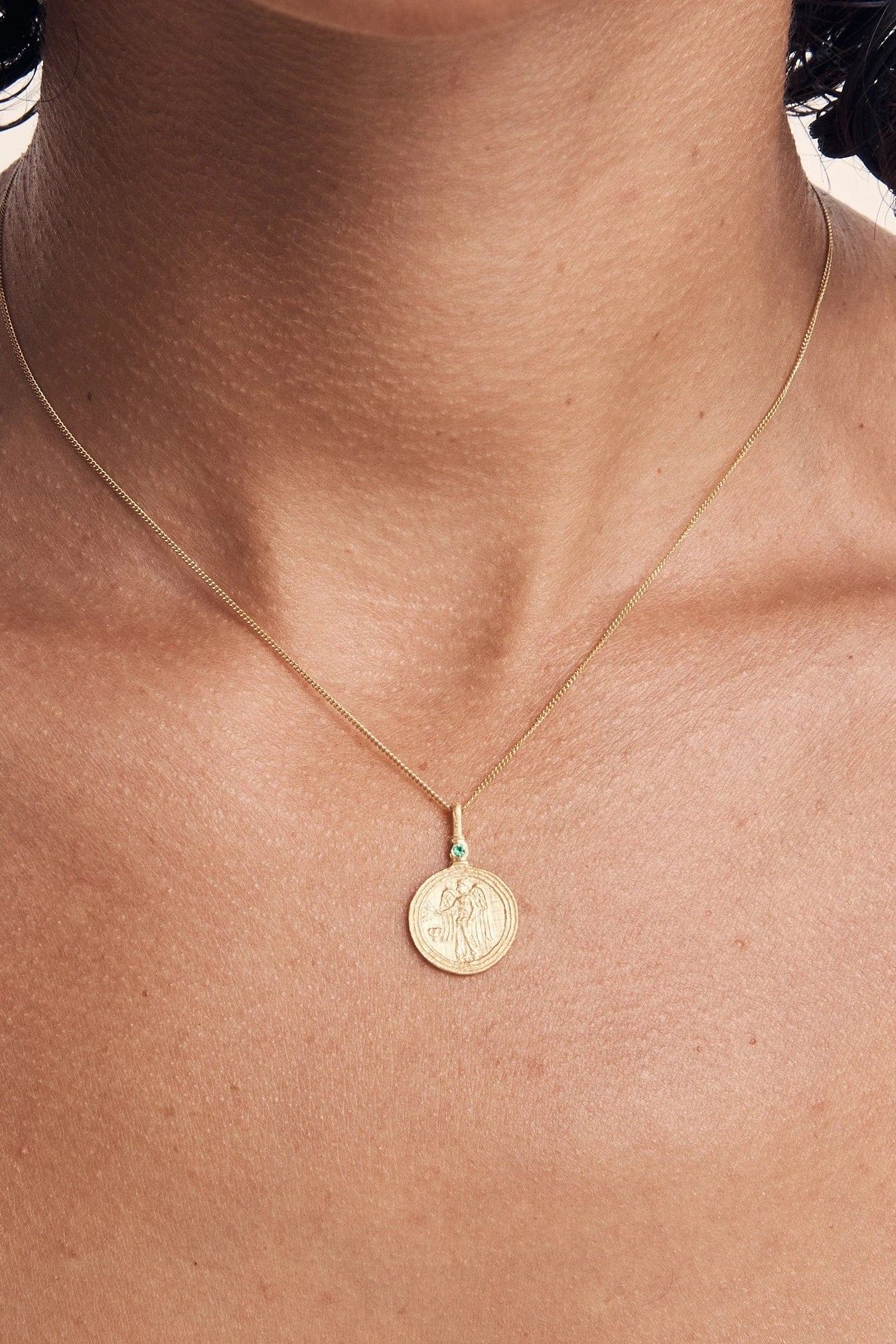 Serafina Coin Necklace - Gold