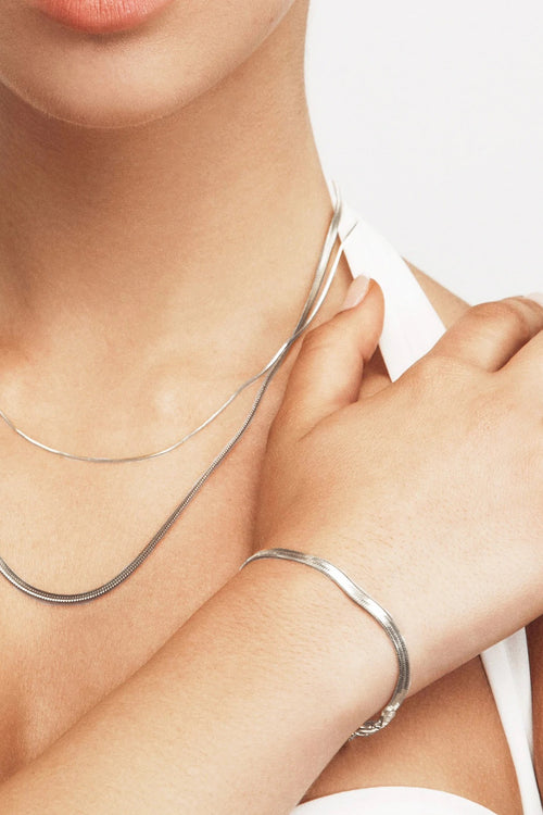 Saint Valentine | Sphinx 2mm Chain Bracelet - Silver