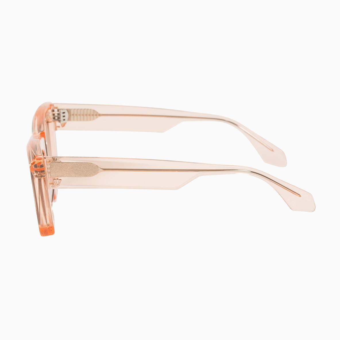 Valley Eyewear | Soho | Sunglasses - Transparent Pink / Black Gradient Lens