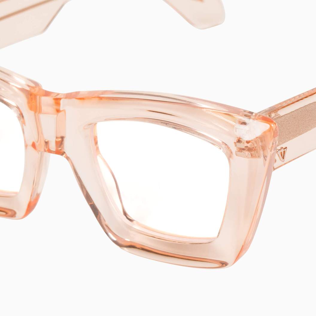 Valley Eyewear | Soho | Optics - Transparent Pink / Clear Lens