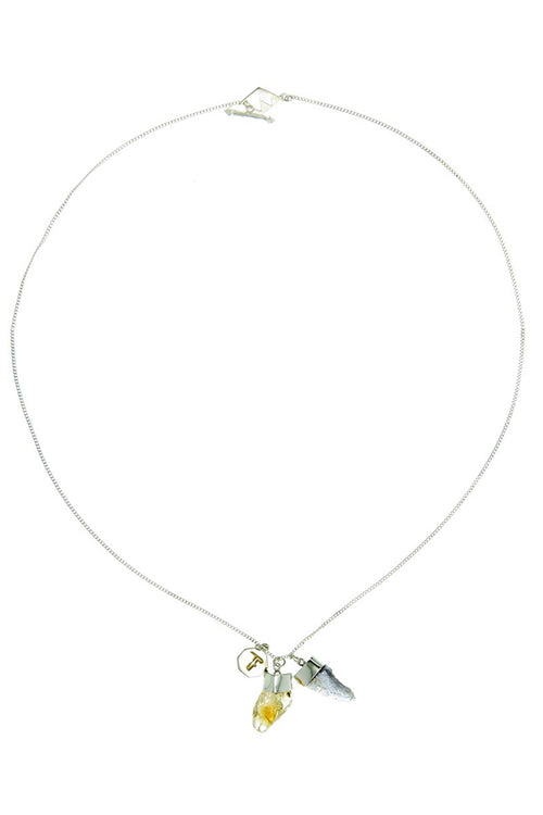 Tiger JewellerySuperpower Charm Necklace - Citrine and Iolite