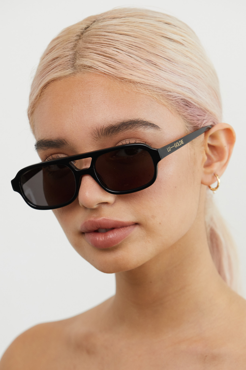 Lu Goldie | Sofia Sunglasses - Black