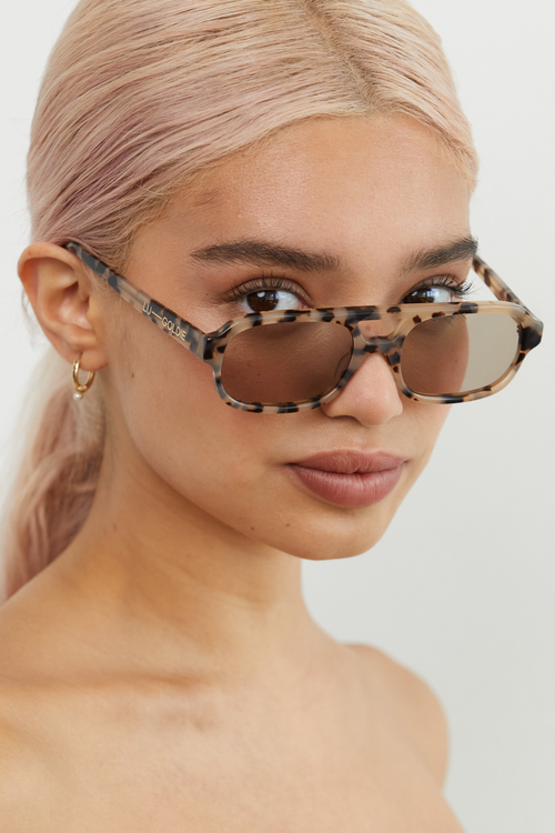Lu Goldie | Sofia Sunglasses - Choc Tort