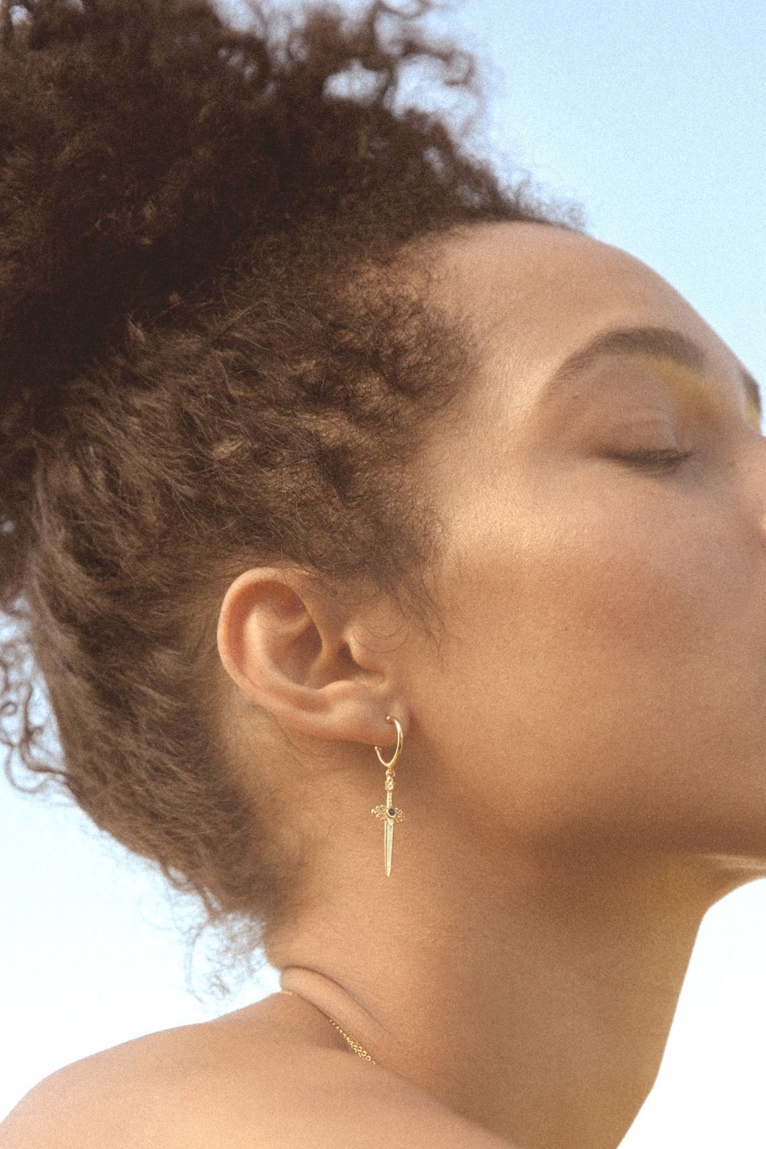 Temple Of The Sun | Themis Earrings Gold