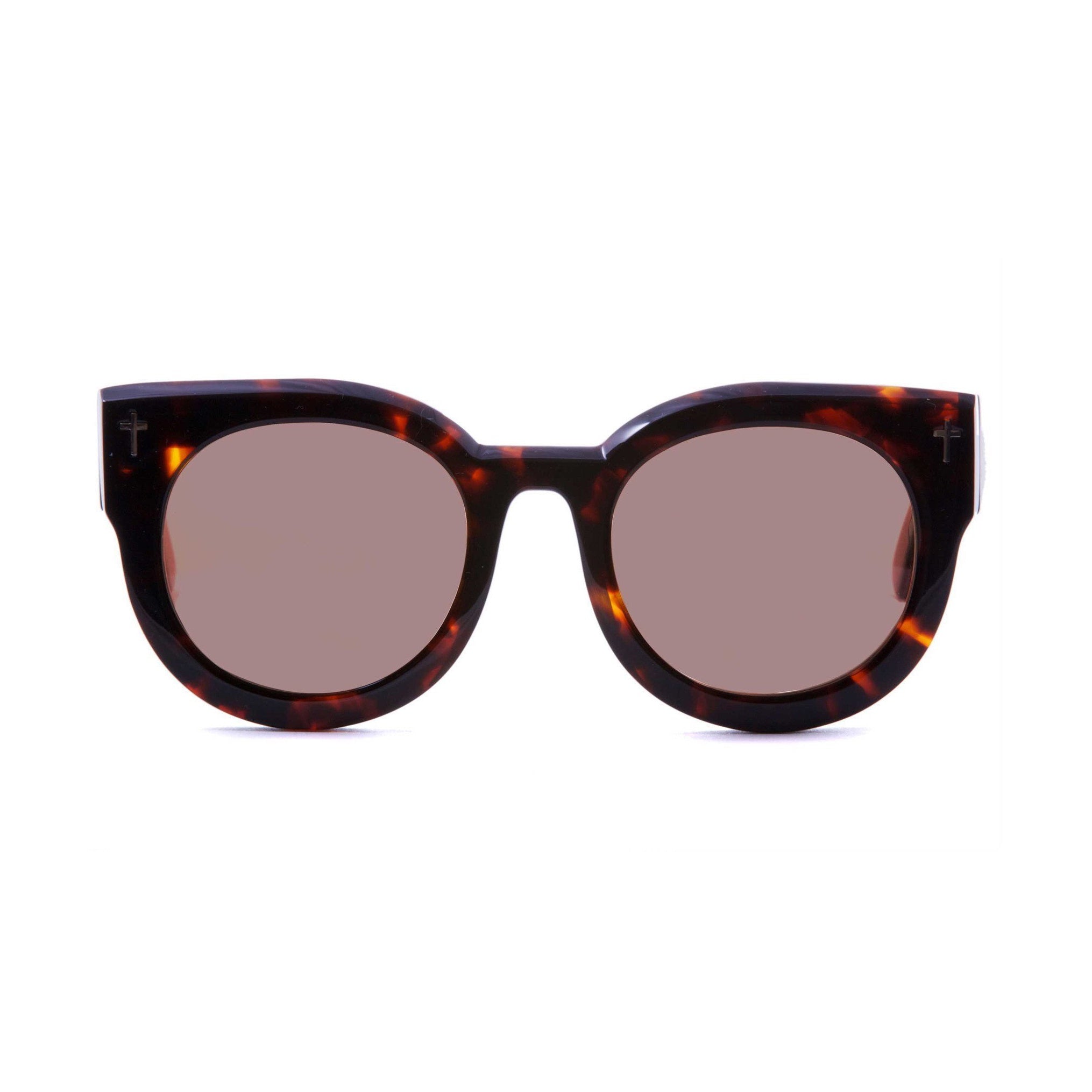 Valley Eyewear | A Dead Coffin Club | Sunglasses - Dark Tort / Brown Lens