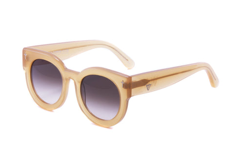 Valley Eyewear | A Dead Coffin Club | Sunglasses - Peach / Brown Gradient Lens