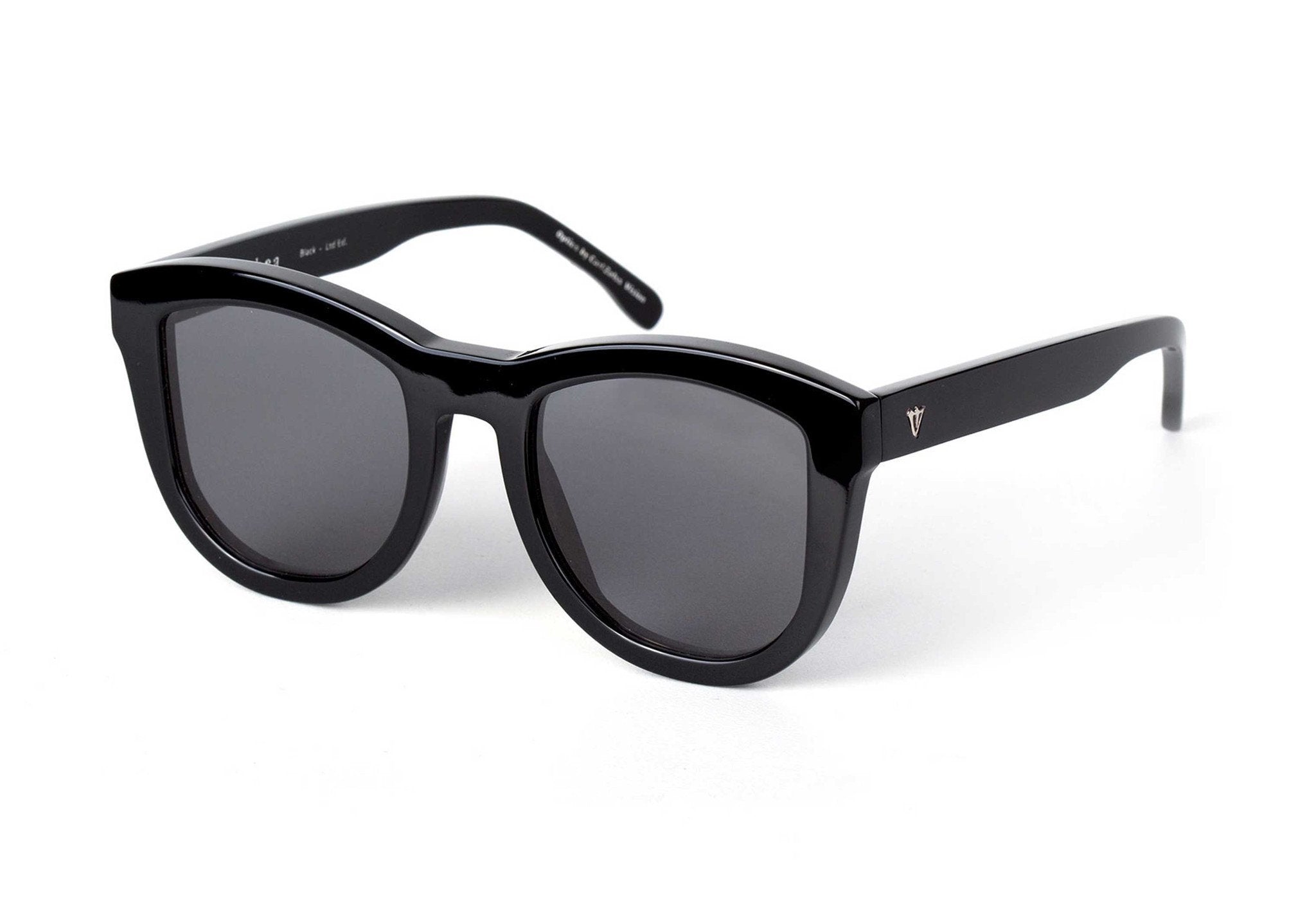 Valley Eyewear | Trachea | Sunglasses - Gloss Black / Black Lens