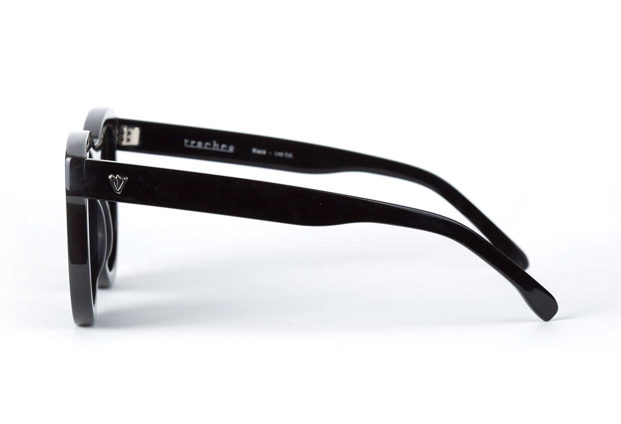 Trachea | Sunglasses - Gloss Black / Black Lens
