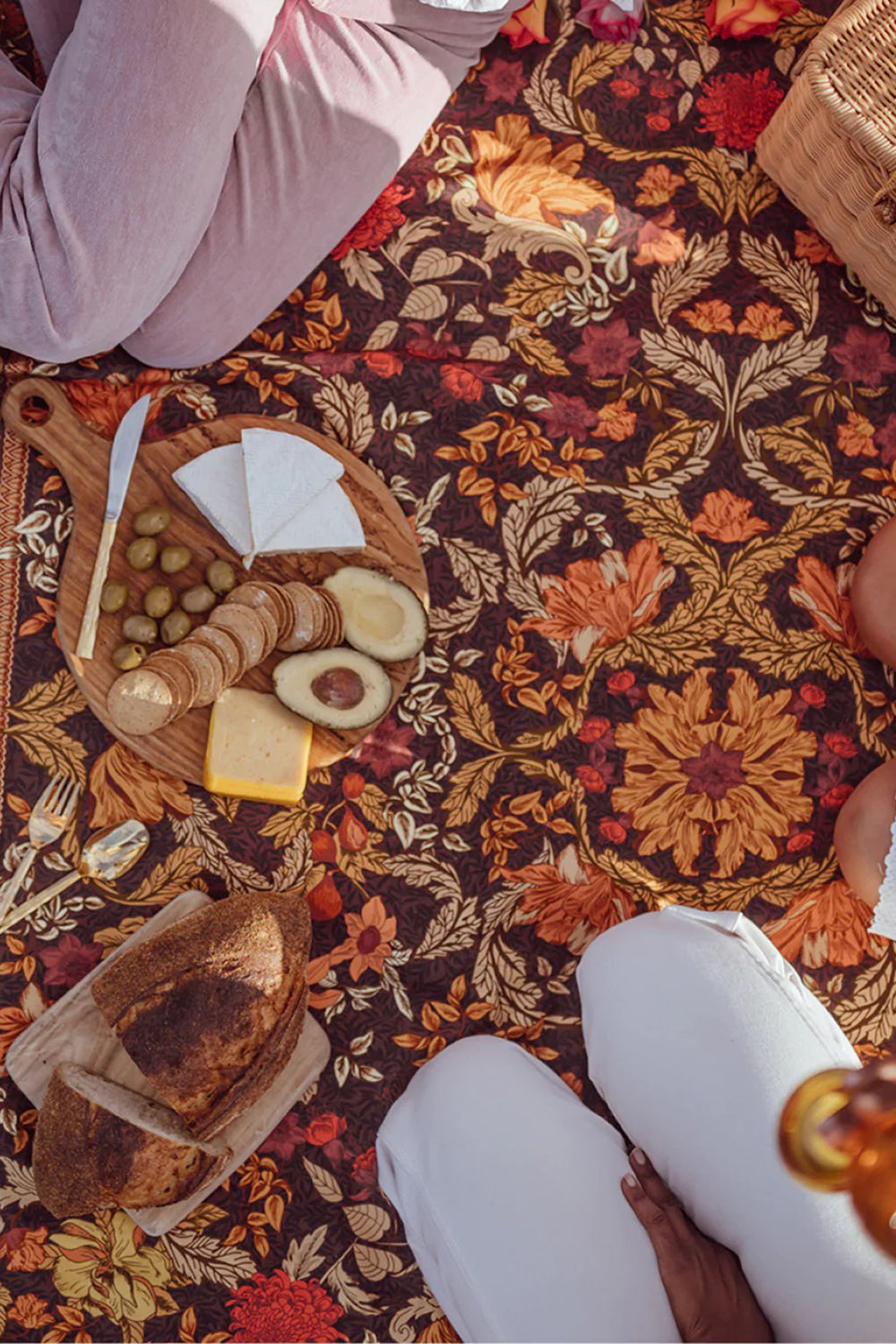Wandering Folk | Picnic Rug - Spice Forest