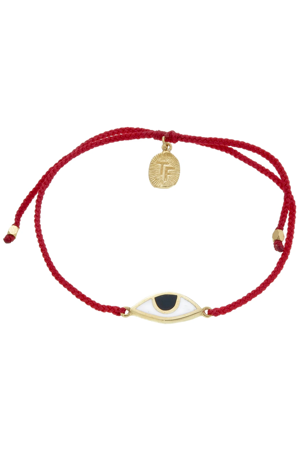 Eye Protection Bracelet | Red - Gold