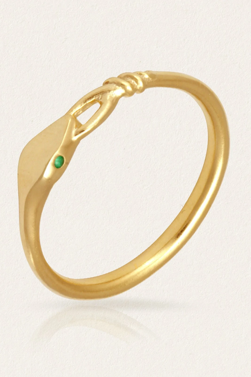 Temple Of The Sun | Althea Emerald Ring - Gold