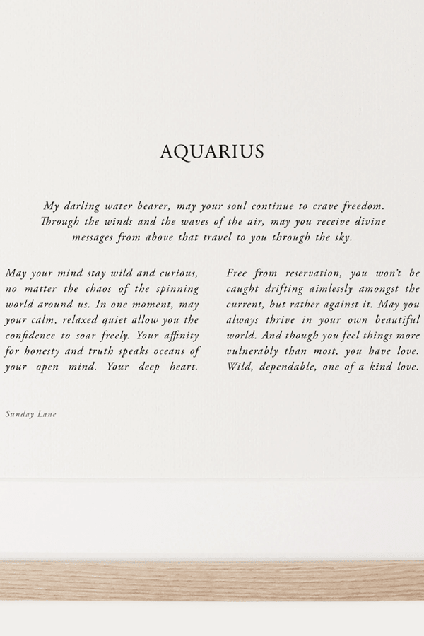 Aquarius 4 - Wall Art - Sunday Lane - Women's fashion at The Freedom State