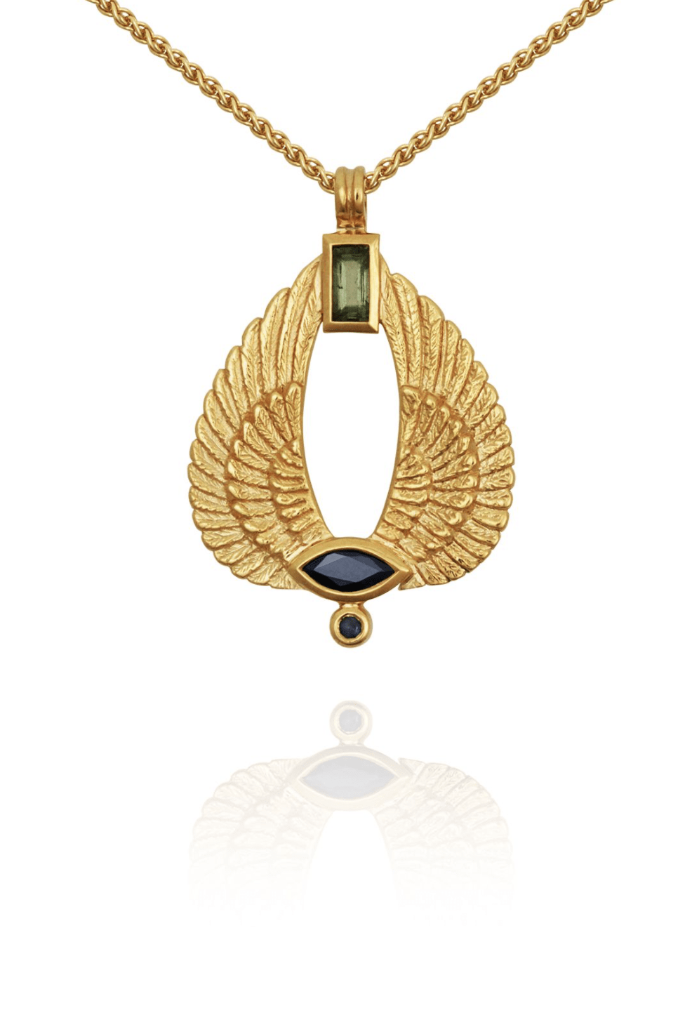 Aum Necklace - Gold - Necklaces - Temple Of The Sun - Women's fashion at The Freedom State