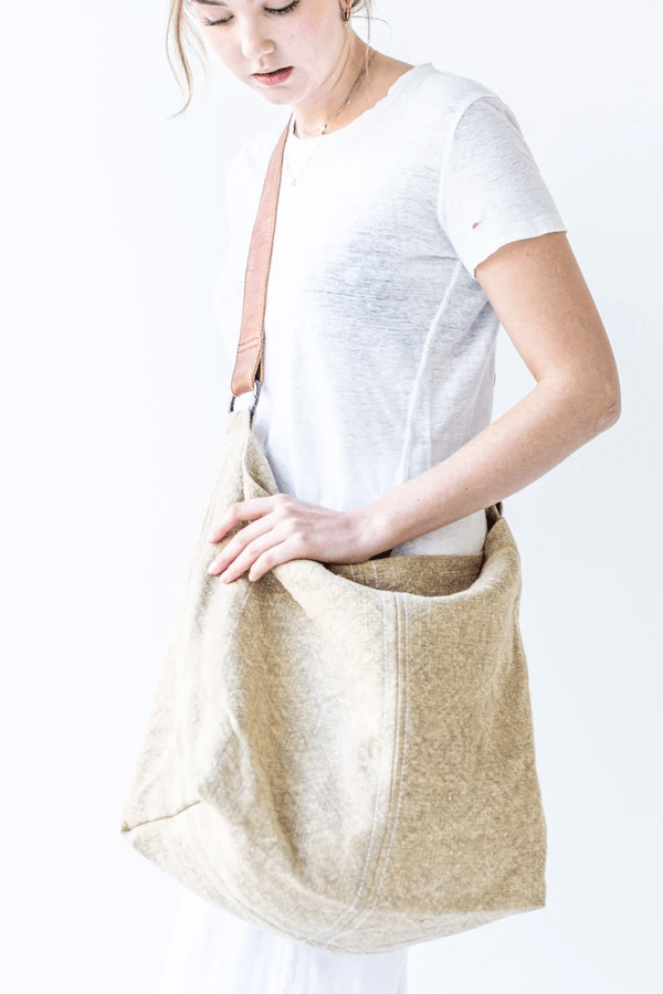 Beach Jute Slouchy Bag - Natural - Bags - Juju & Co - Women's fashion at The Freedom State