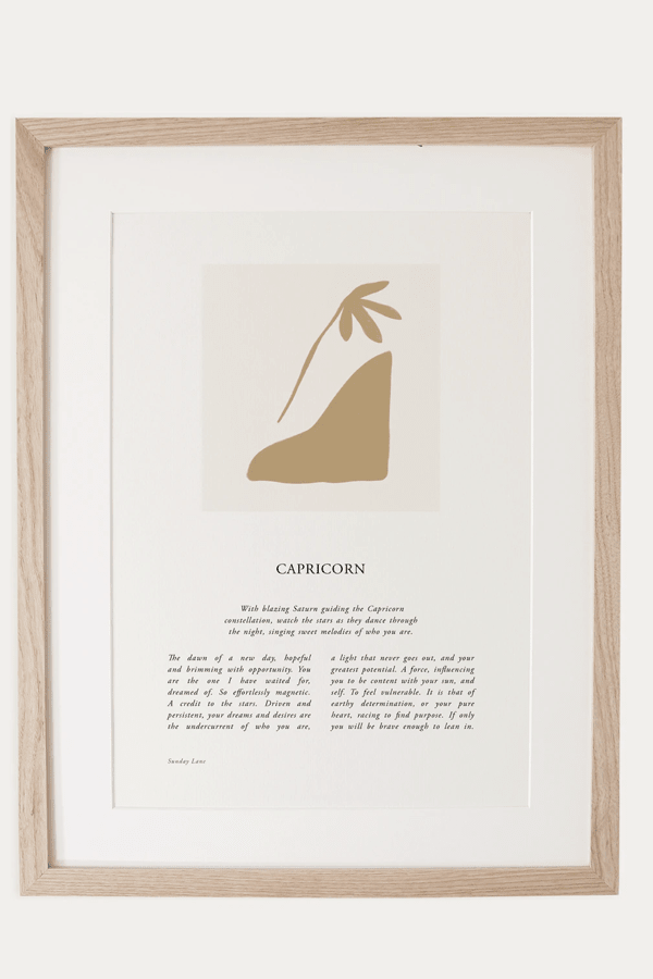 Capricorn 4 - Wall Art - Sunday Lane - Women's fashion at The Freedom State